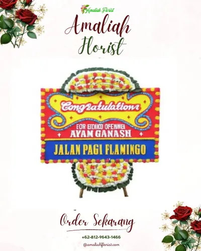 Bunga Papan Congratulation di Ranca Buaya